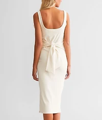 Ribbed Midi Dress