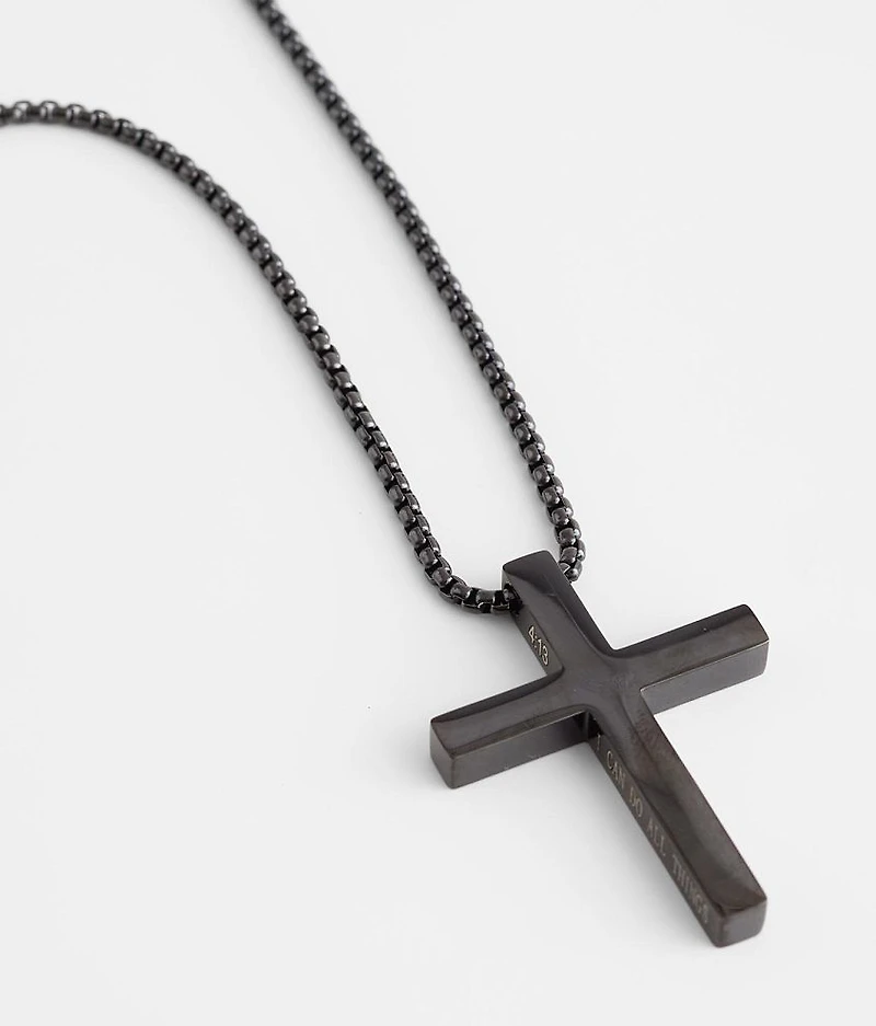 Cross & Scripture 23" Necklace
