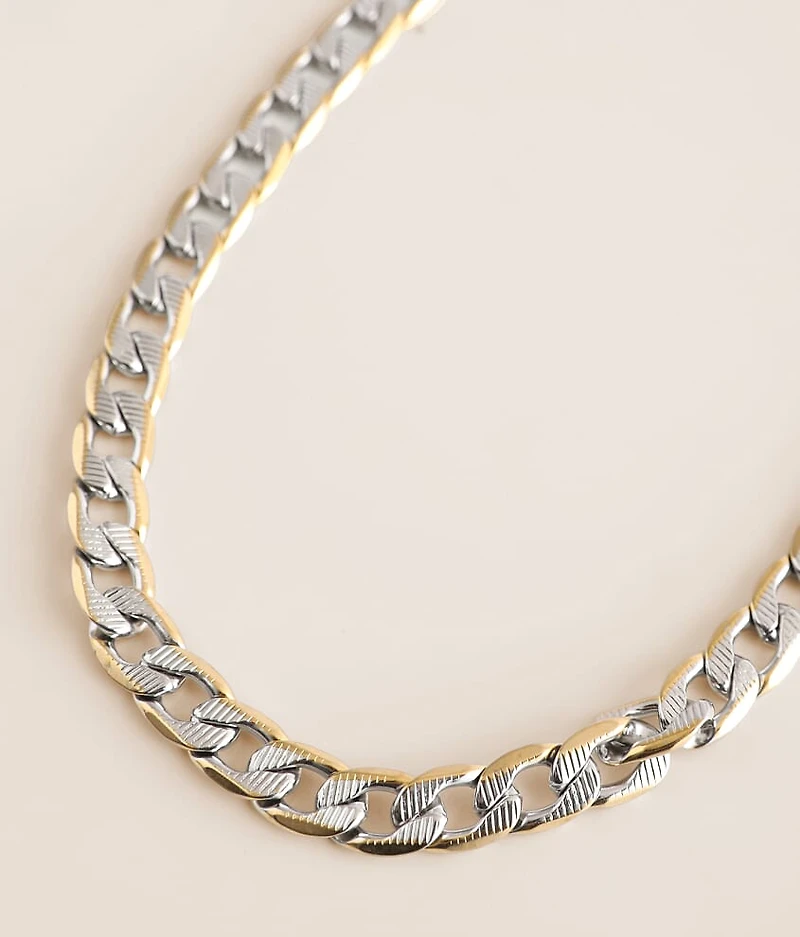 Two Tone 24" Necklace