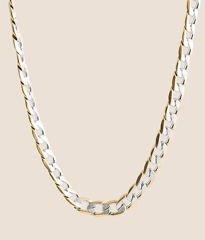 Two Tone 24" Necklace