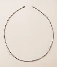 Round Box Chain 24" Necklace