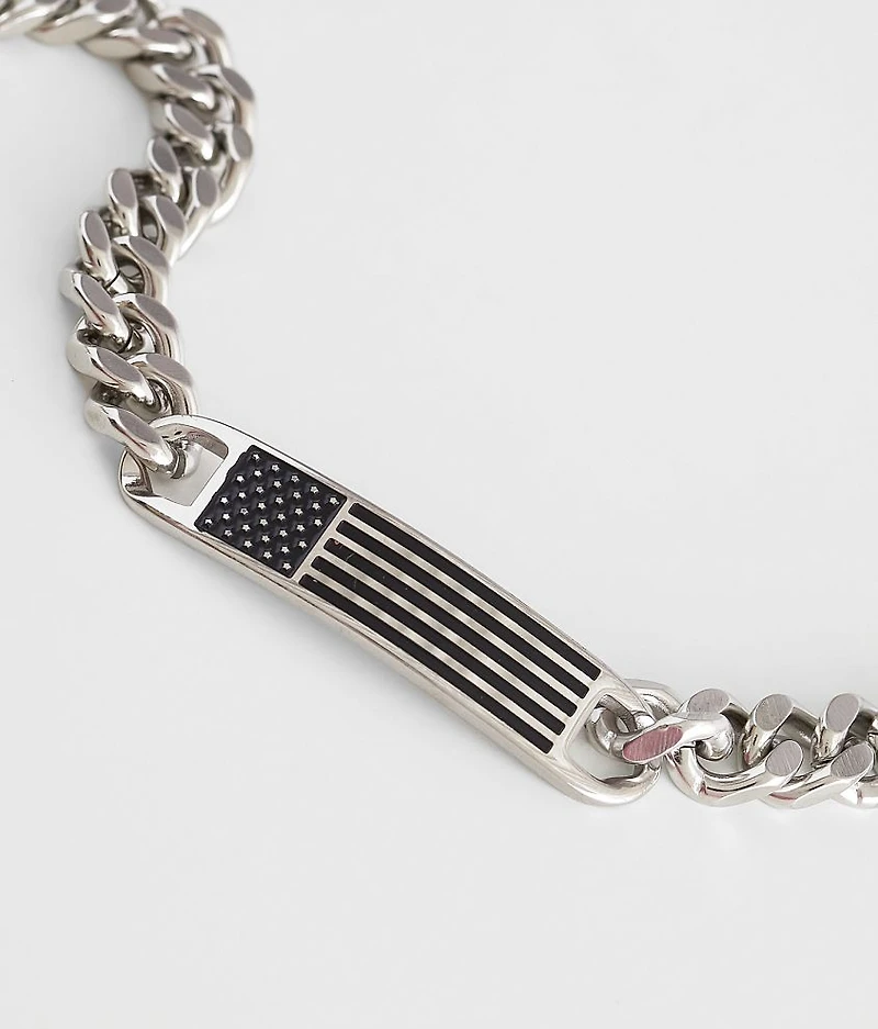 American Flag Chain Bracelet