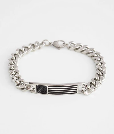 American Flag Chain Bracelet