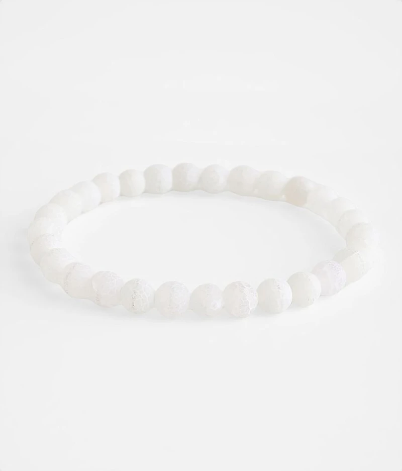 White Bead Bracelet