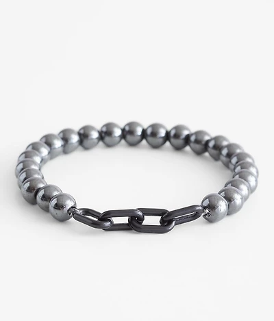 Hematite Beaded Bracelet