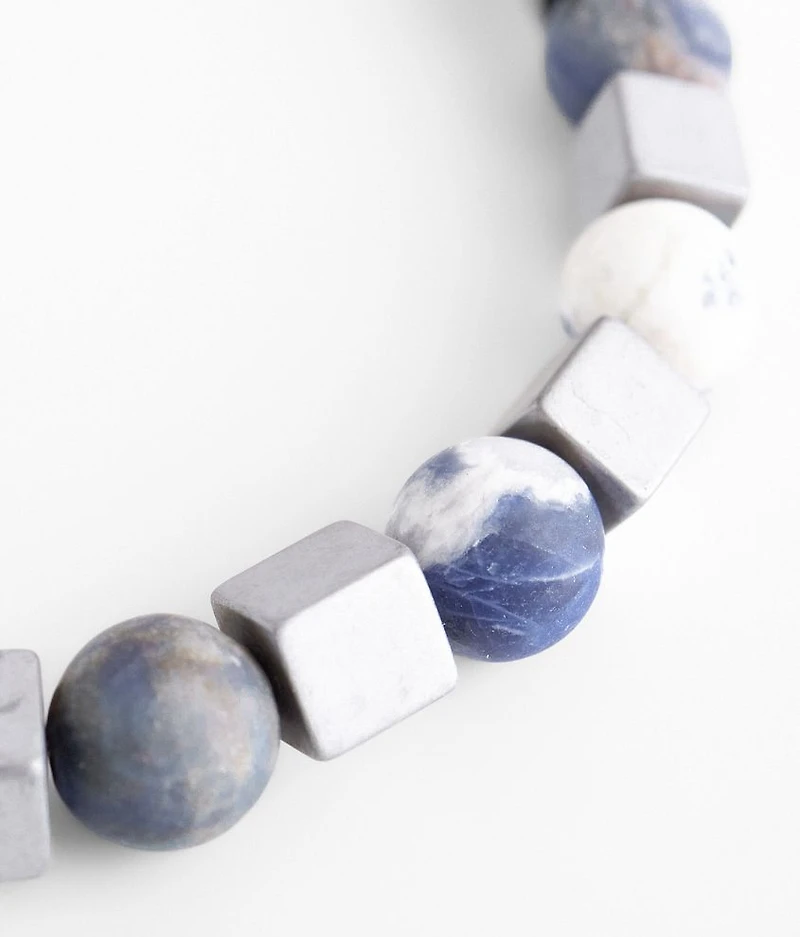 Blue Beaded Bracelet