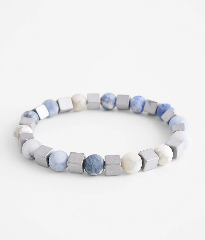 Blue Beaded Bracelet