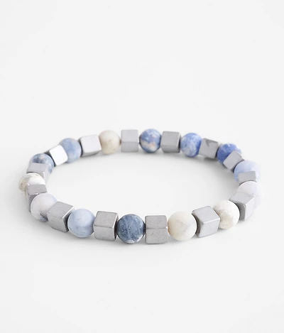 Blue Beaded Bracelet