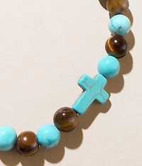 Cross Beaded Bracelet