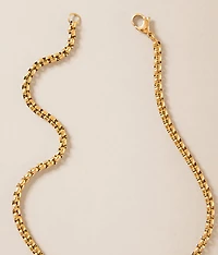 Round Box Chain 24" Necklace