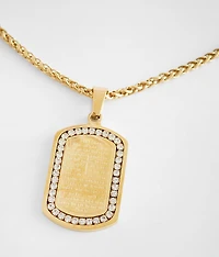 Lord's Prayer Rhinestone 23" Necklace