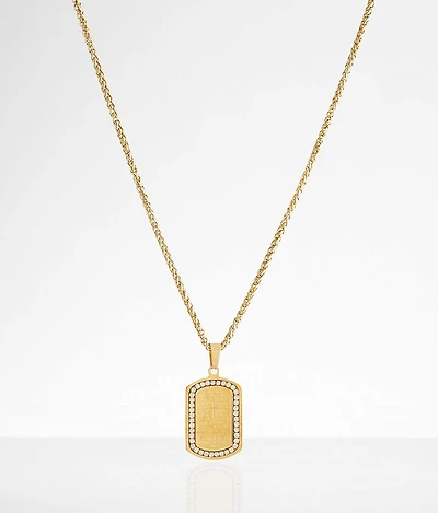 BKE Lord's Prayer Rhinestone 23" Necklace