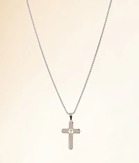 Lord's Prayer Cross 24" Necklace