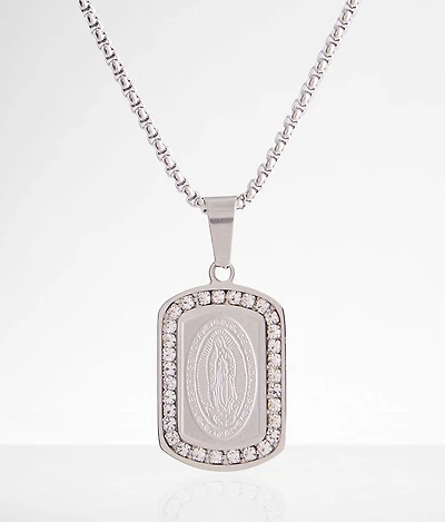 Virgin Mary 24" Necklace