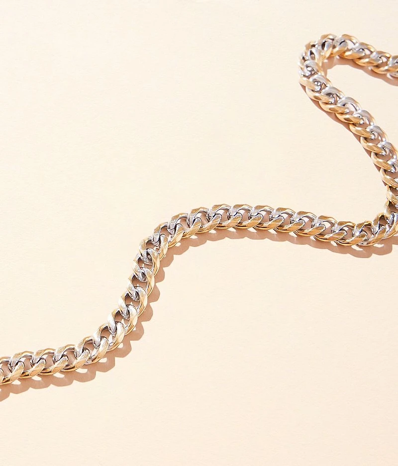 Two Tone 24" Necklace