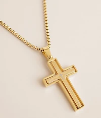 Spinner Cross 24" Necklace