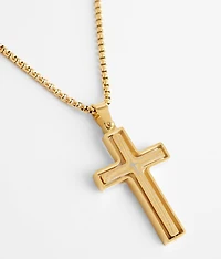 Spinner Cross 24" Necklace