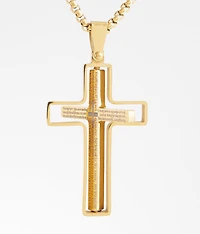 Spinner Cross 24" Necklace