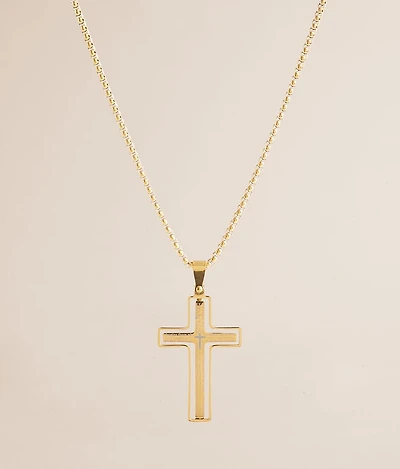 Spinner Cross 24" Necklace