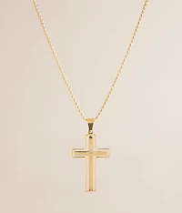 Spinner Cross 24" Necklace