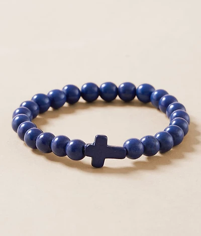 Cross Beaded Bracelet