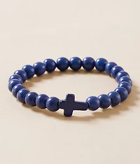 Cross Beaded Bracelet