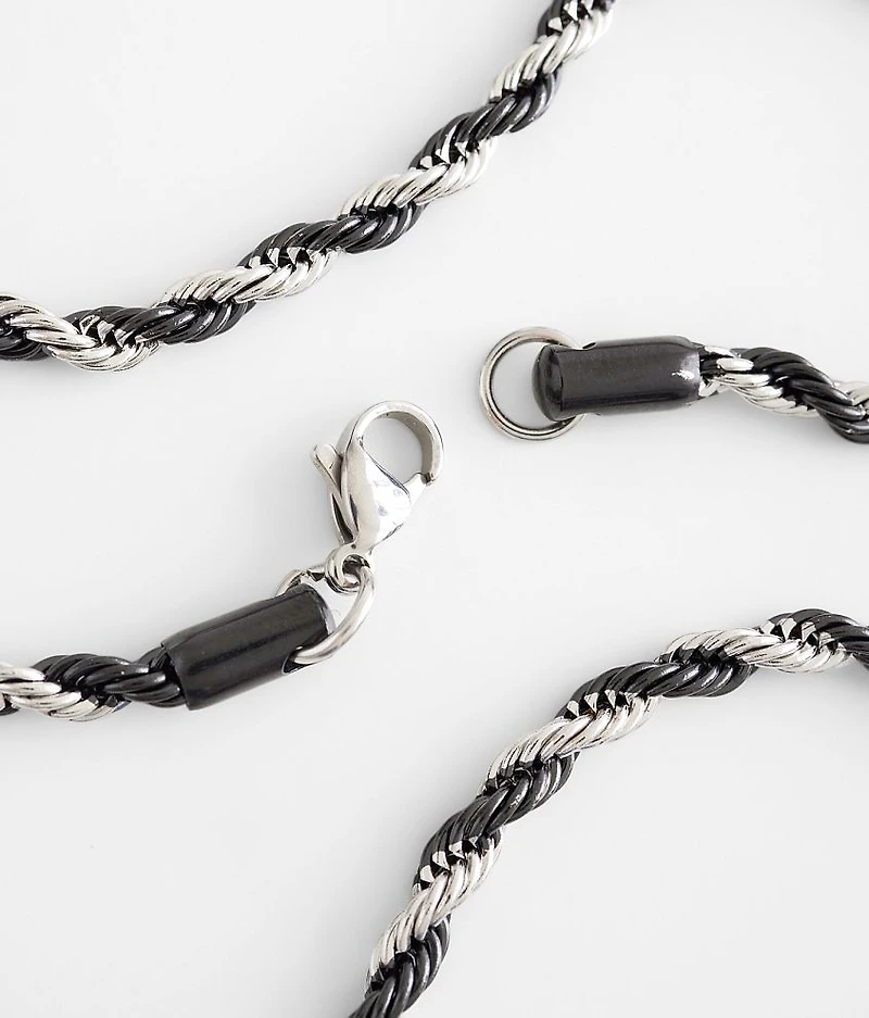 Two Tone 23" Necklace