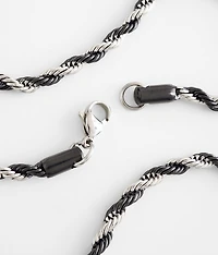 Two Tone 23" Necklace