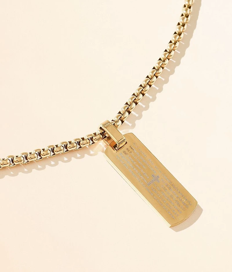 The Lord's Prayer 24" Necklace