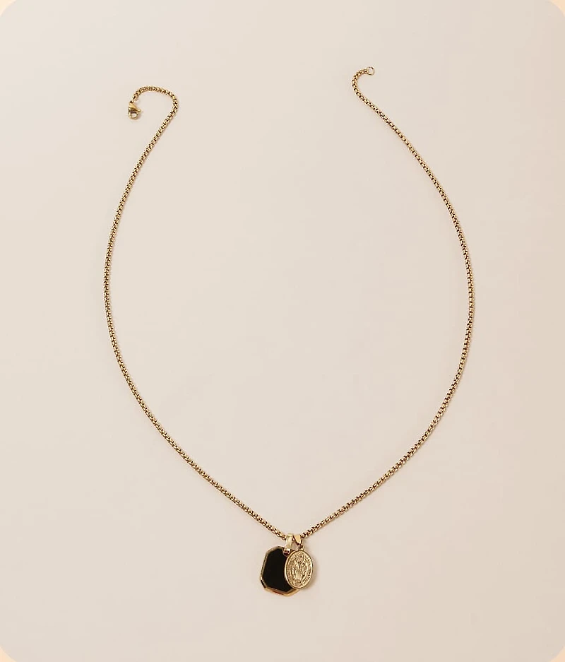 Double Pendant 23" Necklace