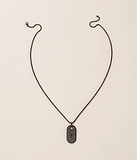 Cross Dog Tag 23" Necklace