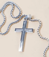 Cross Pendant 23" Necklace