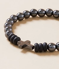 Cross Beaded Bracelet