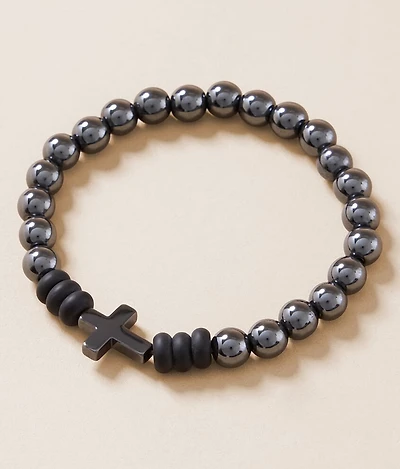 BKE Cross Beaded Bracelet