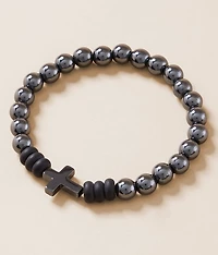 BKE Cross Beaded Bracelet