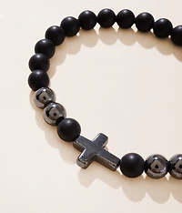 Cross Beaded Bracelet