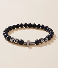 Cross Beaded Bracelet