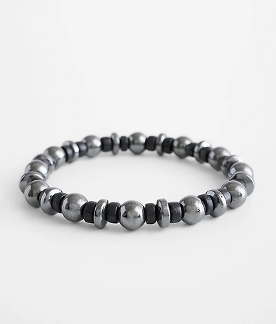 Hematite Beaded Bracelet