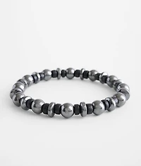 Hematite Beaded Bracelet
