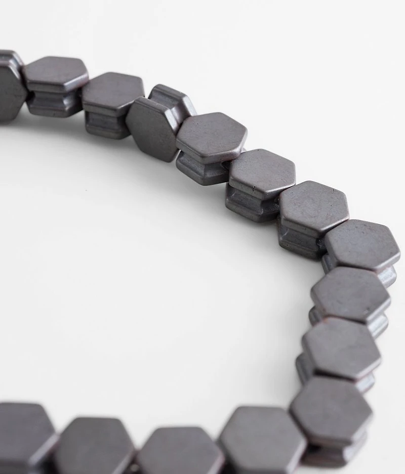 Geometric Bead Bracelet