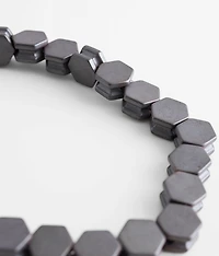 Geometric Bead Bracelet
