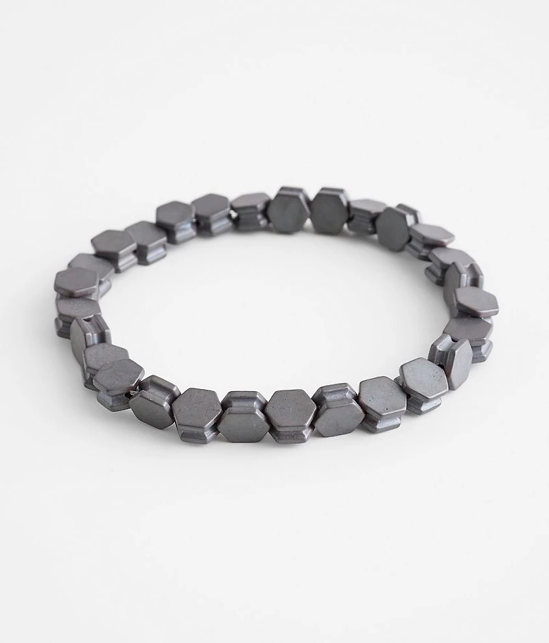 Geometric Bead Bracelet
