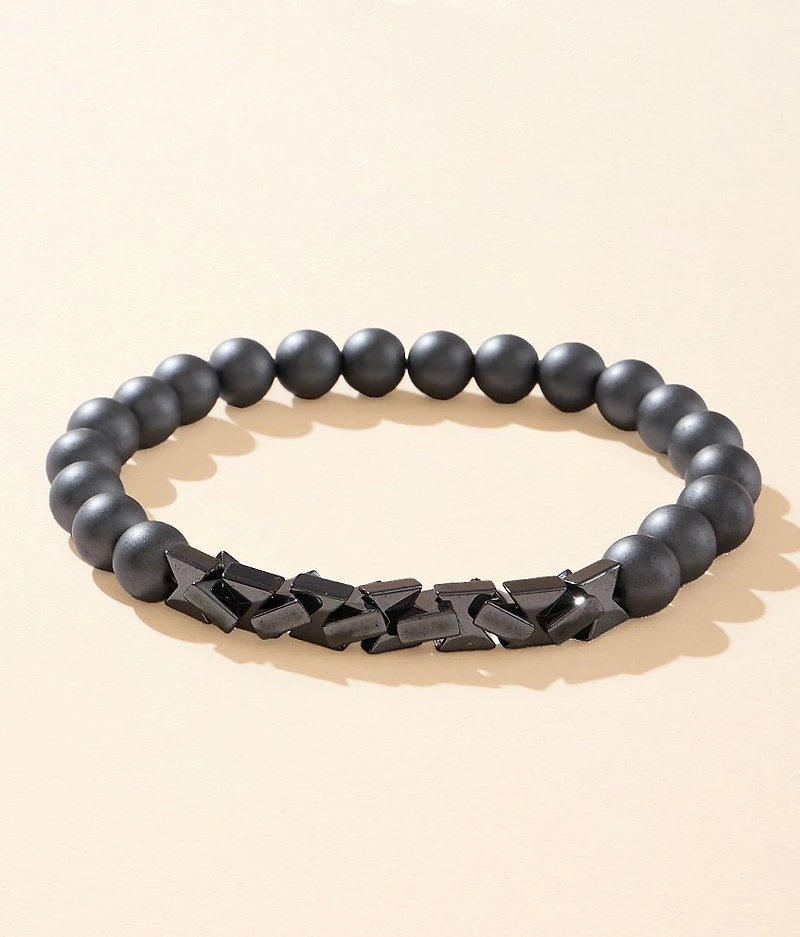 Geo Beaded Bracelet