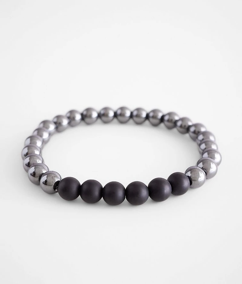 Hematite Beaded Bracelet