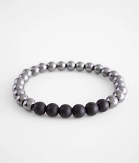 Hematite Beaded Bracelet