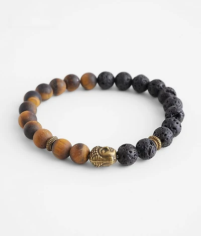 Brown & Black Bead Bracelet