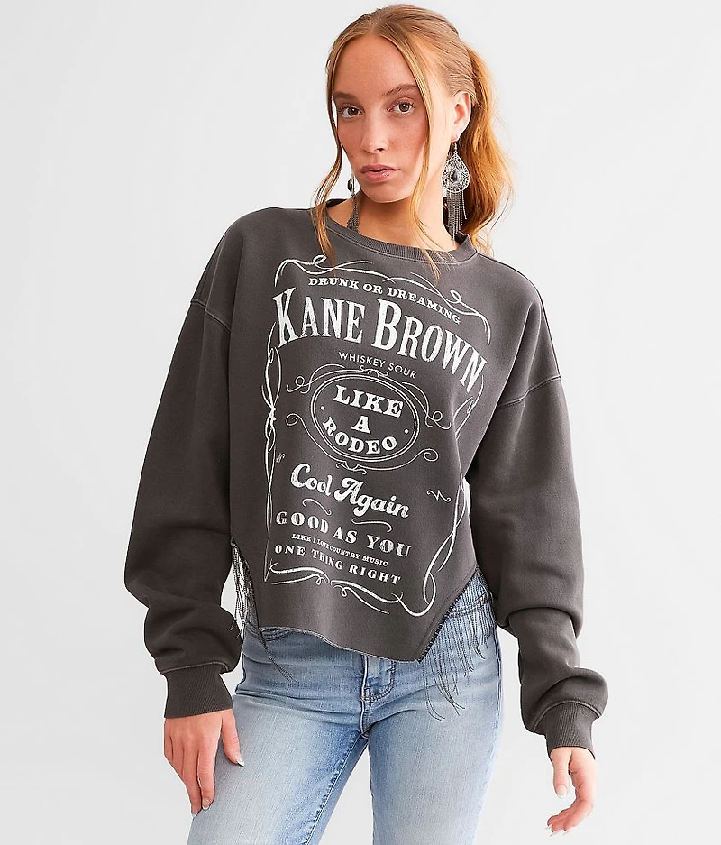 Kane Brown Shot Bead Fringe Band Pullover