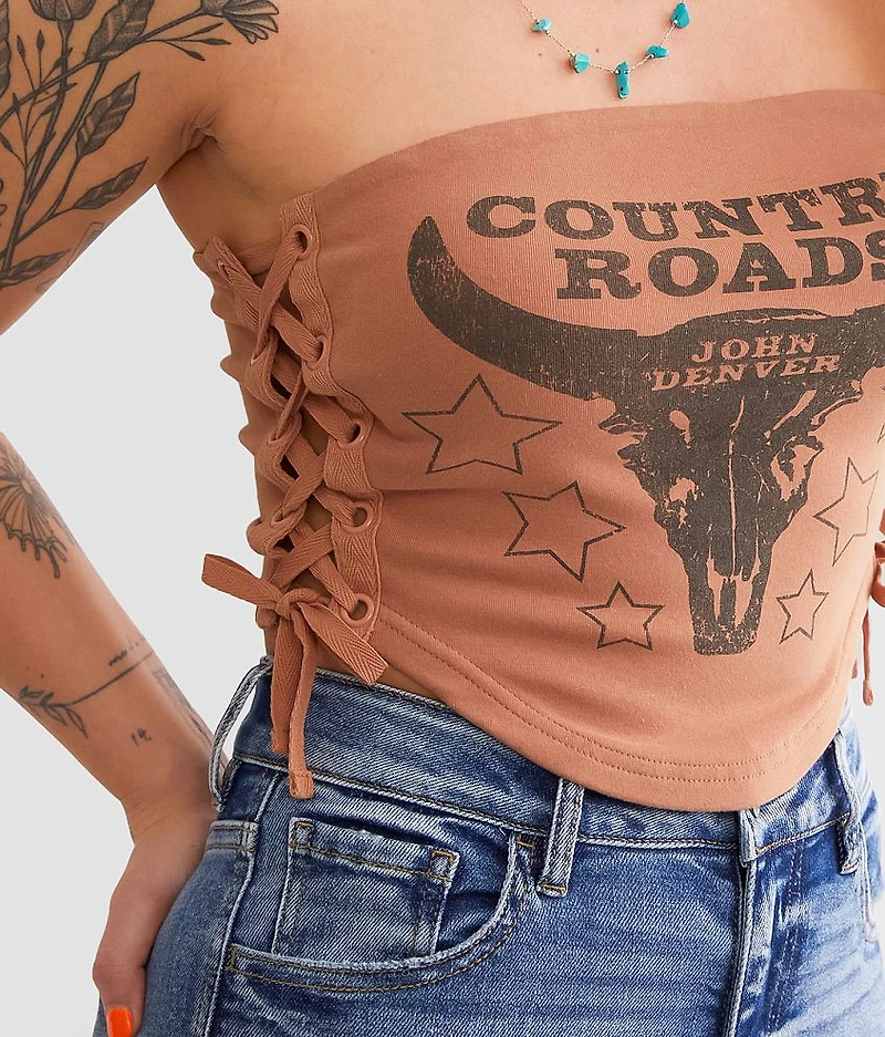 John Denver Country Roads Tube Top