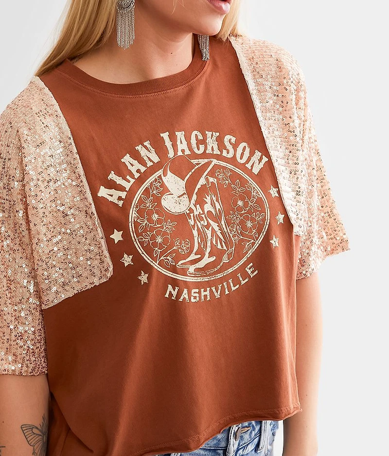 Alan Jackson Nashville Cropped T-Shirt