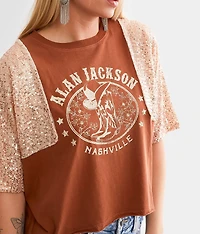 Alan Jackson Nashville Cropped T-Shirt